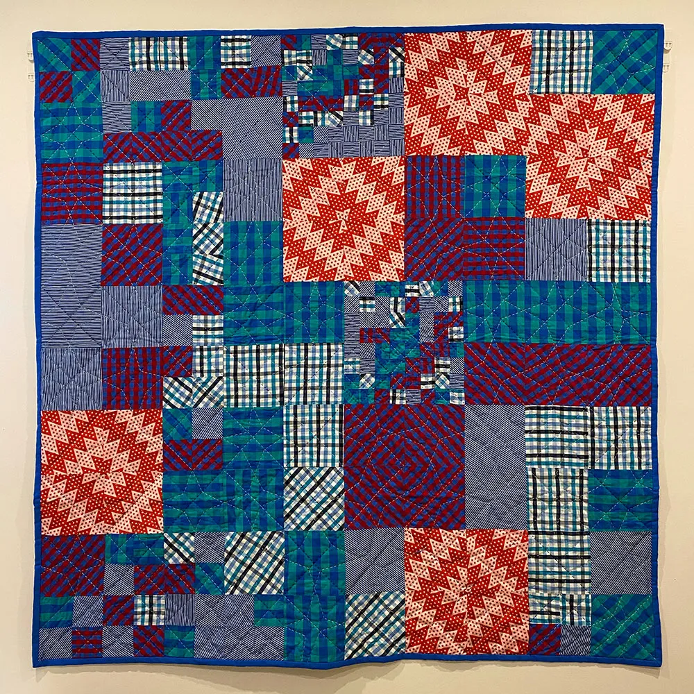 Textile work 'A New Itinerary' from the New Folk series