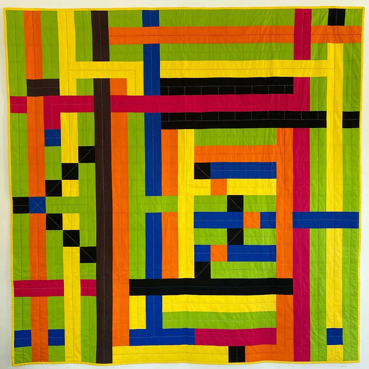 Textile work 'A New Itinerary' from Jayson Ward's New Folk series