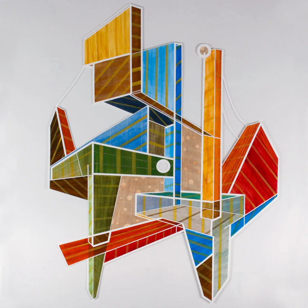 Untitled work from the Cartographstractions series