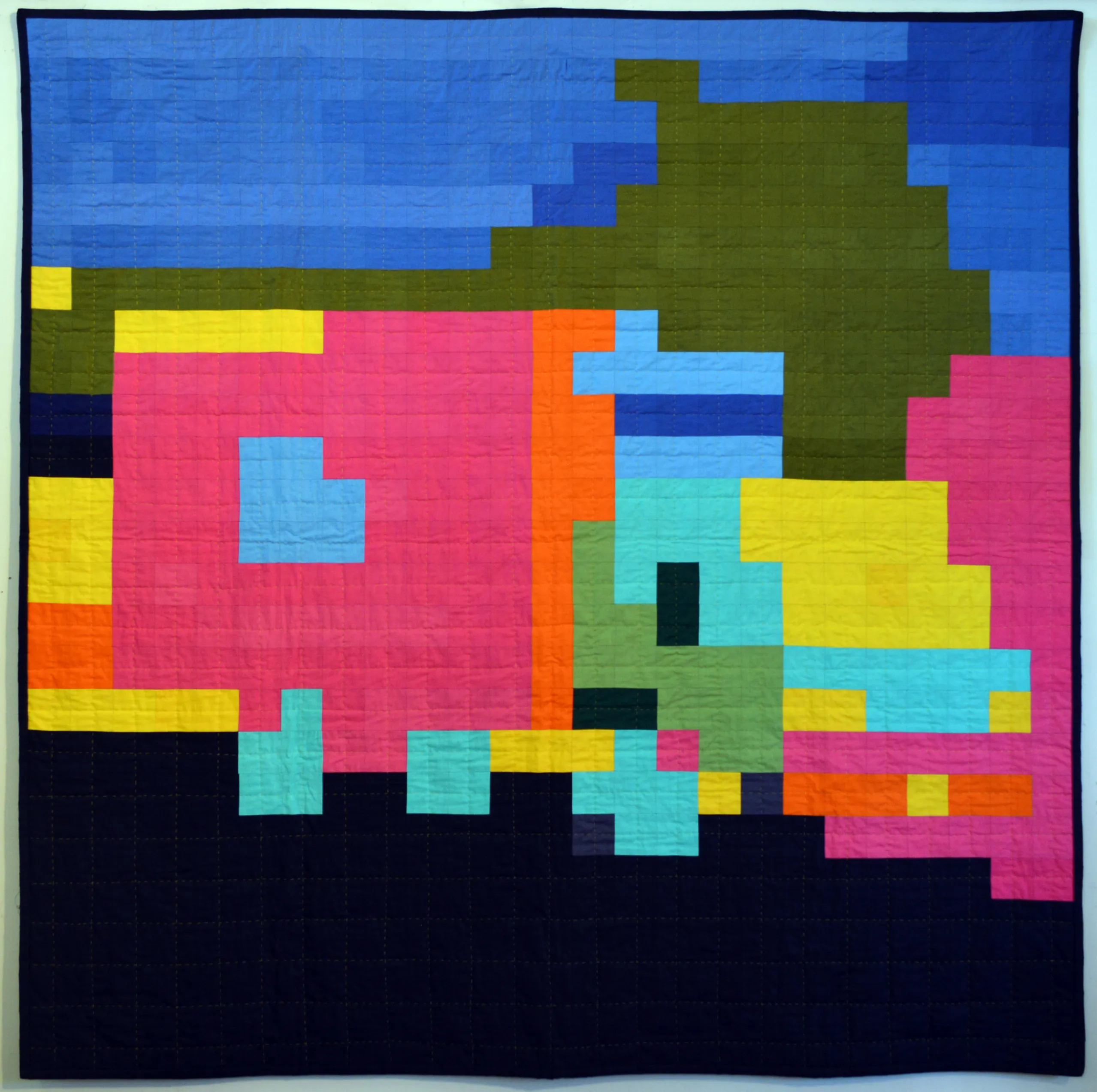 Textile work 'Campsie Quilt' from the New Folk series
